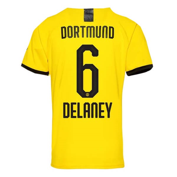 Tailandia Camiseta Borussia Dortmund NO.6 Delaney 1ª Kit 2019 2020 Amarillo